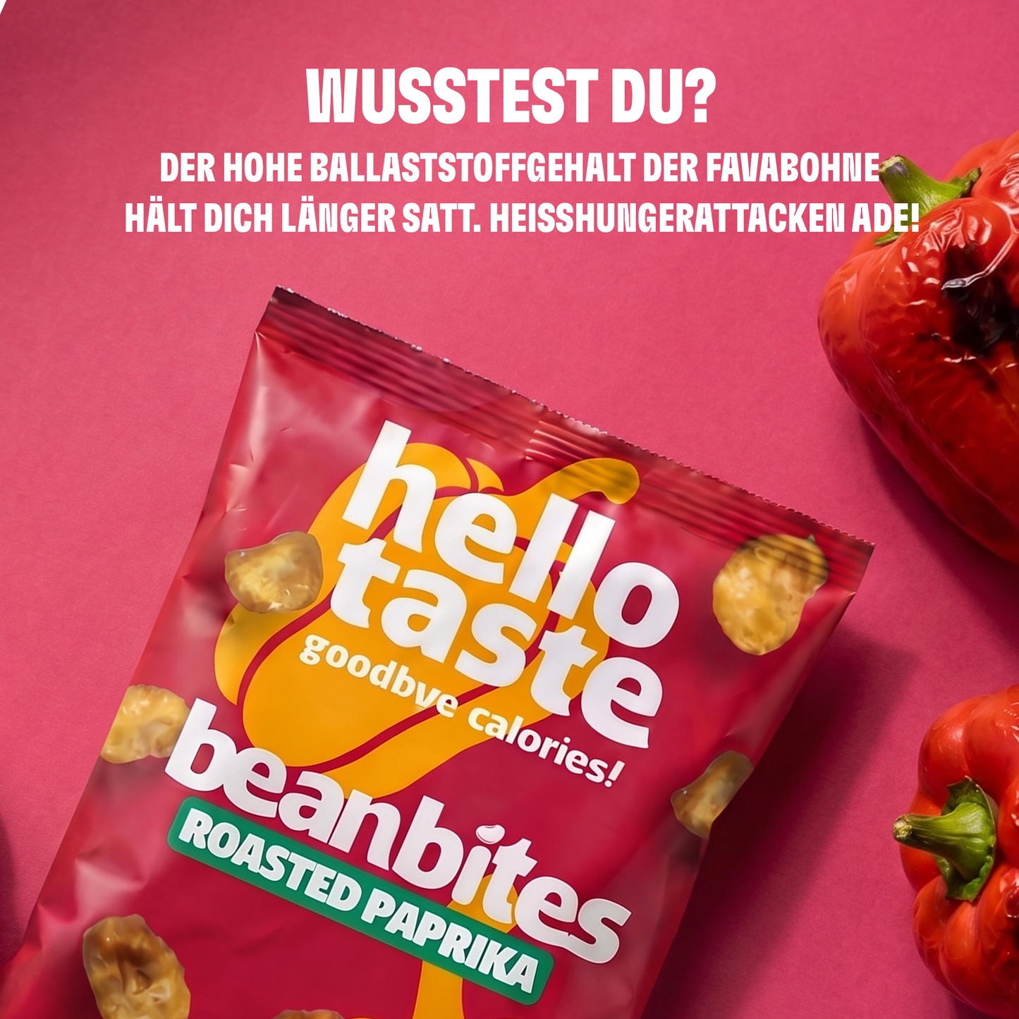 beanbites Roasted Paprika - High Protein Snack