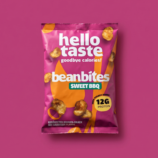 beanbites - Sweet BBQ - High Protein Favabohnen Snack