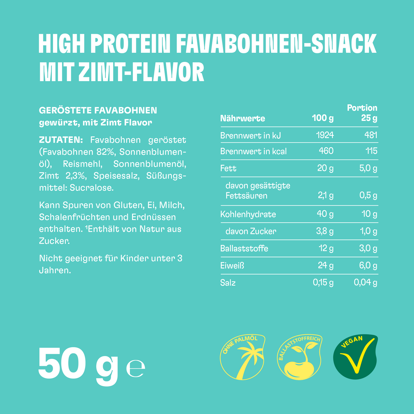 beanbites Cinnamon Roll - High Protein Snack