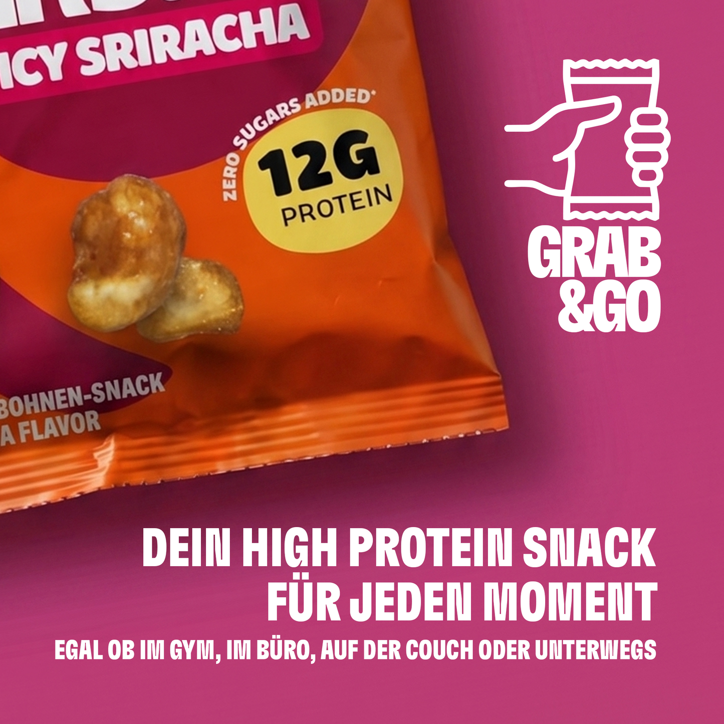 beanbites Spicy Sriracha - High Protein Snack