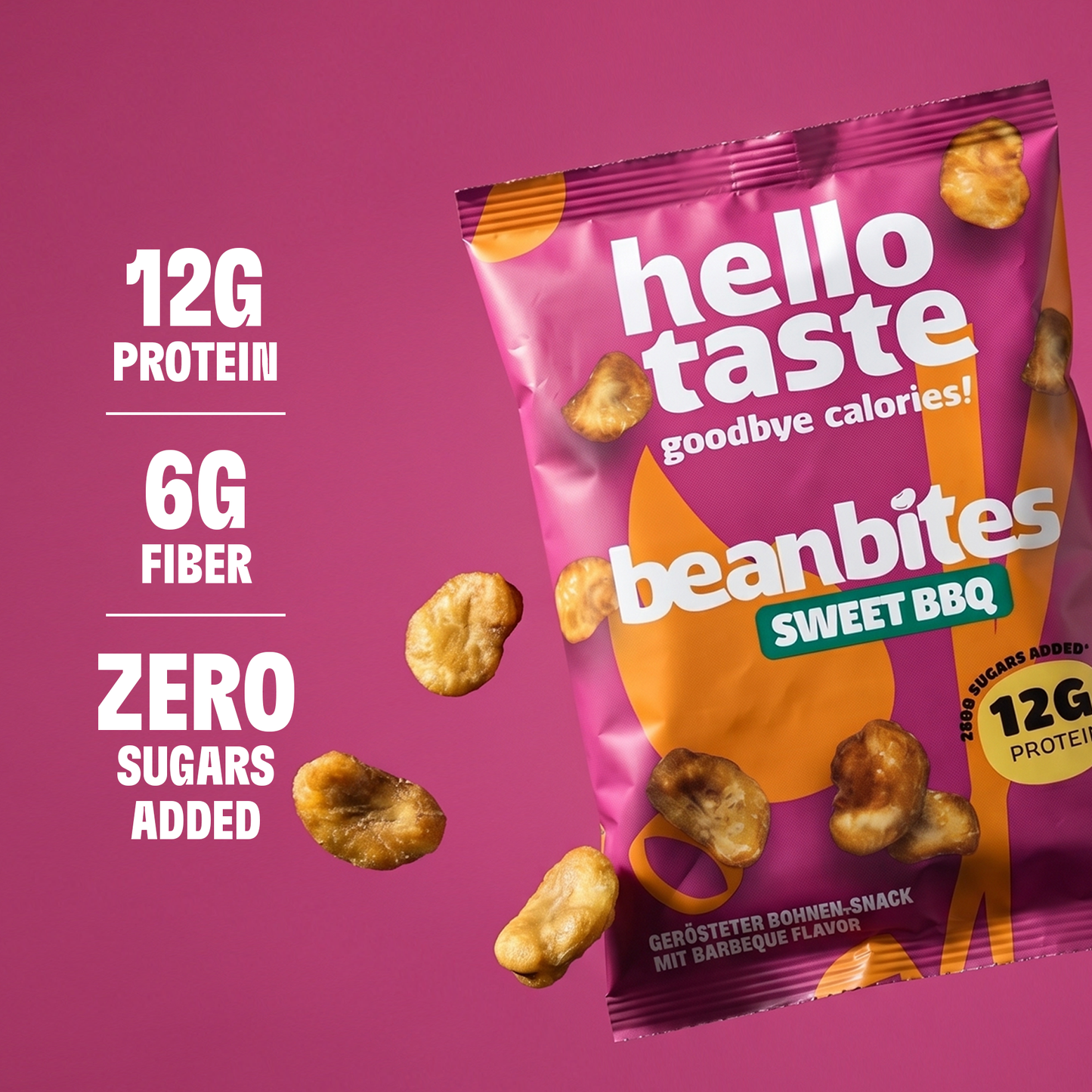 beanbites Sweet BBQ - High Protein Snack