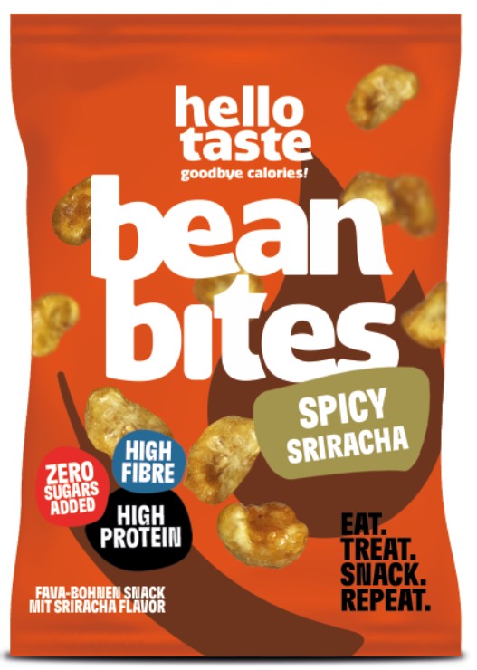 beanbites - Spicy Sriracha - geröstete Favabohnen