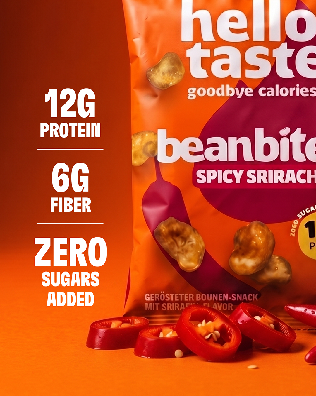 beanbites Spicy Sriracha